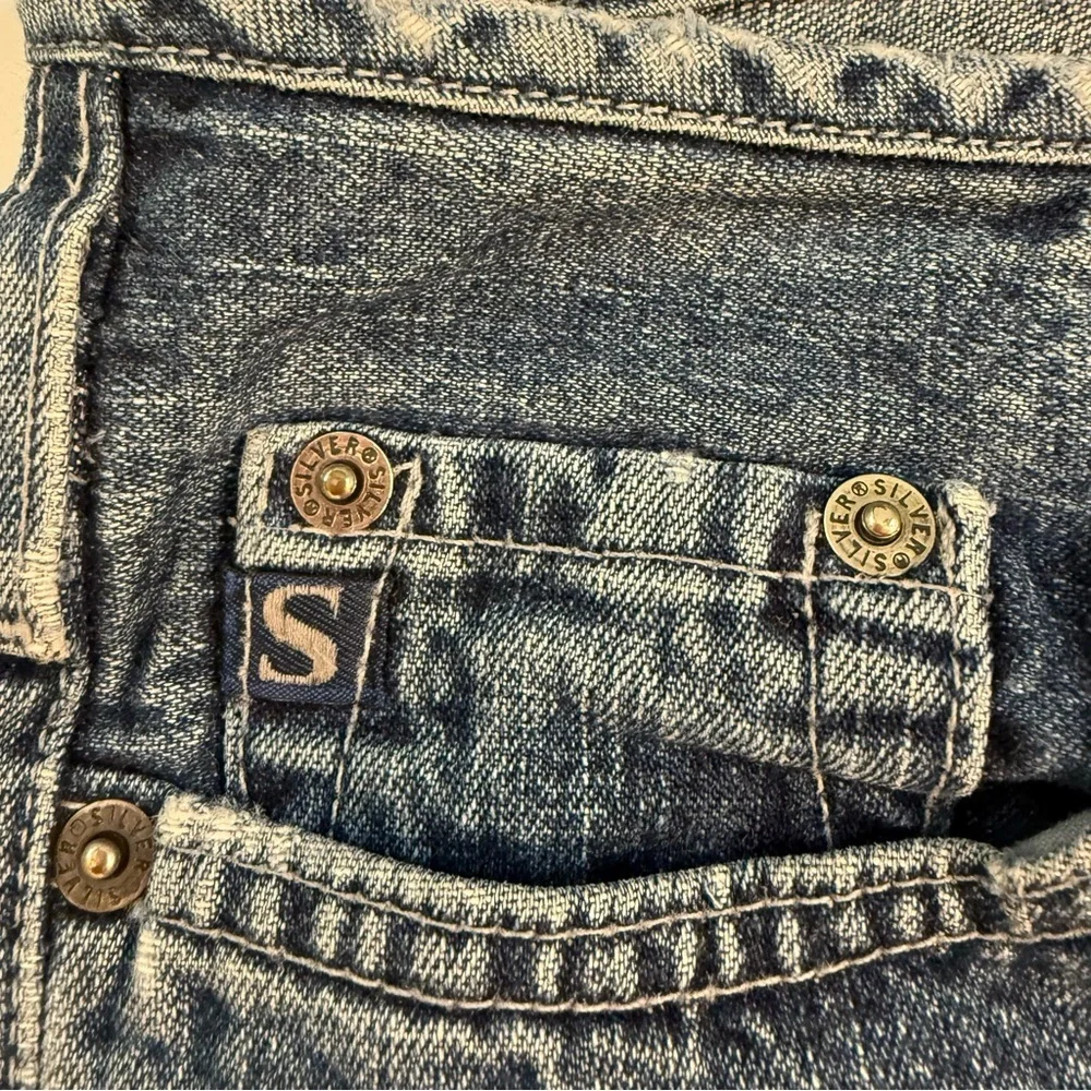 Silver Vintage woman’s flare jeans‎ waist 25 length 31 prewashed